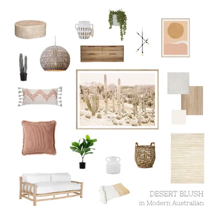 Desert Blush in Modern Australian Interior Design Mood Board by seraloletta on Style Sourcebook