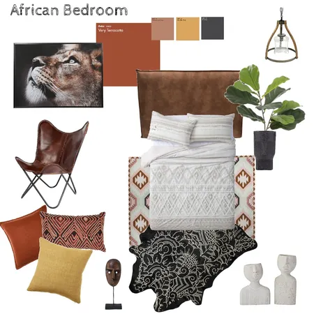 African 1 Interior Design Mood Board by olgaluciagil on Style Sourcebook