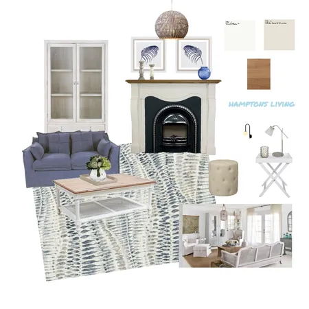 Hamptons living Interior Design Mood Board by Lauren R on Style Sourcebook