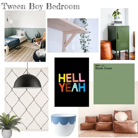 Tween Boy Room Interior Design Mood Board by lorencarswell on Style Sourcebook