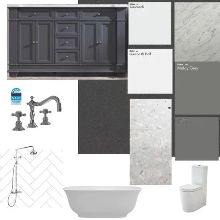 Bathroom Interior Design Mood Board by Georgia Style on Style Sourcebook