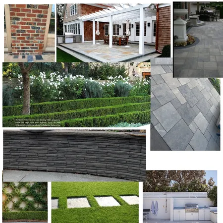 Landscaping materials CLADDING Interior Design Mood Board by Georgia Style on Style Sourcebook
