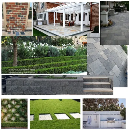 Landscaping materials BLOCK Interior Design Mood Board by Georgia Style on Style Sourcebook