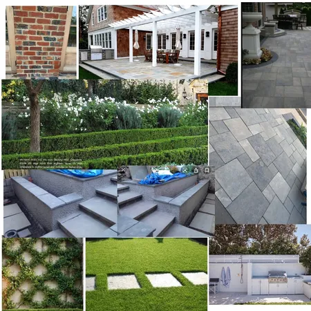 Landscaping materials Roughcast Interior Design Mood Board by Georgia Style on Style Sourcebook