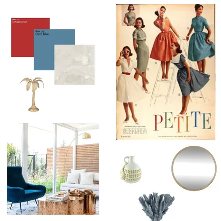Mid-century  Modern Interior Design Mood Board by EllenZhang on Style Sourcebook