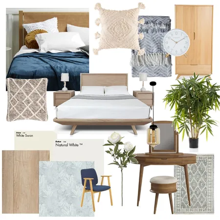 Scandinavian Bedroom Interior Design Mood Board by maisieandme on Style Sourcebook
