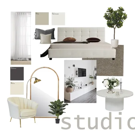 studio apartment Interior Design Mood Board by arinllh on Style Sourcebook