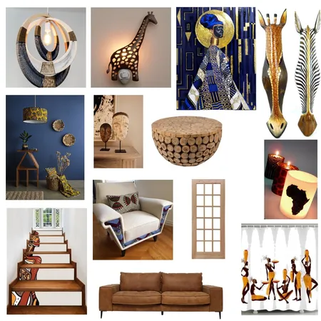 African Style Interior Design Mood Board by designbykhadeejah on Style Sourcebook