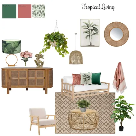Tropical Loungeroom Interior Design Mood Board by Hilite Bathrooms on Style Sourcebook