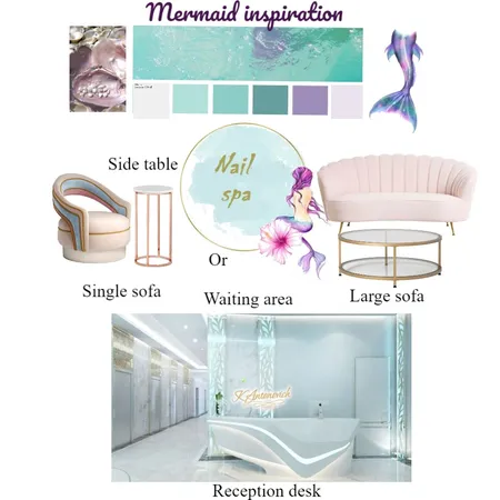 Mermaid theme Interior Design Mood Board by Rasha94 on Style Sourcebook