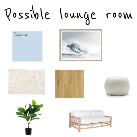 Beach lounge room Interior Design Mood Board by Monica Byrne on Style Sourcebook