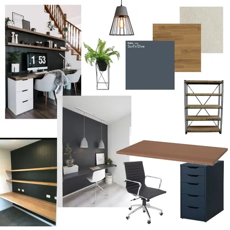 Navy & Wood Interior Design Mood Board by rachweaver21 on Style Sourcebook