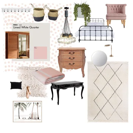 modern farmhouse girls room Interior Design Mood Board by Bee lovely on Style Sourcebook