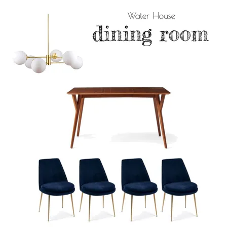 Water House - Dining Room Interior Design Mood Board by Gabby Francisco on Style Sourcebook