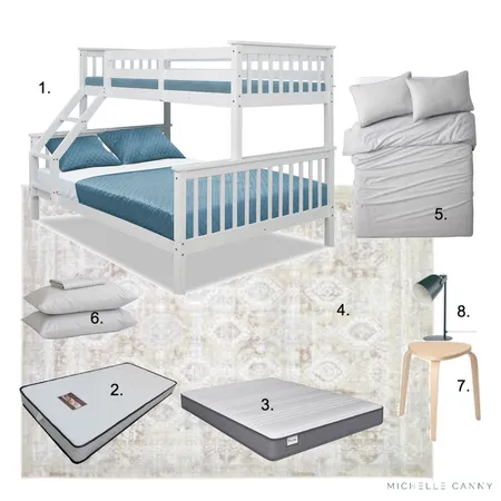 Kids Bedroom Interior Design Mood Board by Michelle Canny Interiors on Style Sourcebook