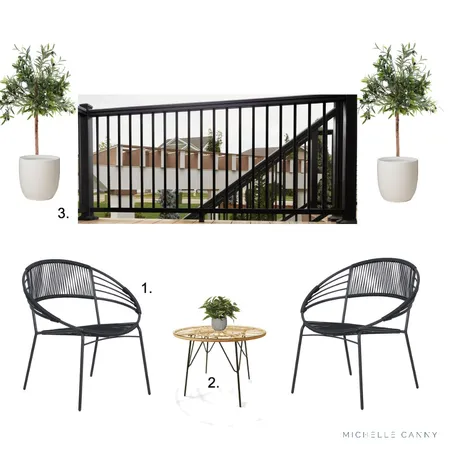 Upstairs Balcony Interior Design Mood Board by Michelle Canny Interiors on Style Sourcebook