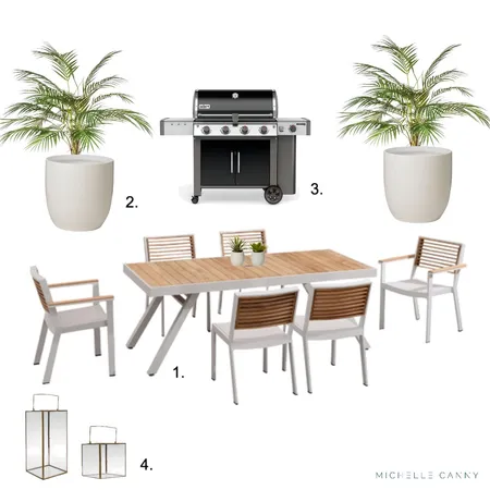 Coastal Outdoor Area Interior Design Mood Board by Michelle Canny Interiors on Style Sourcebook