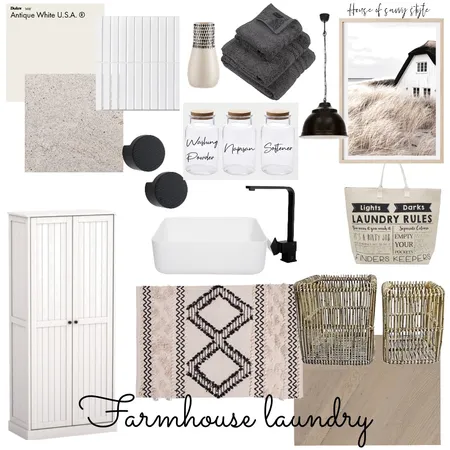 Laundry Interior Design Mood Board by House of savvy style on Style Sourcebook