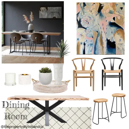 Beaconsfield Dining Room Interior Design Mood Board by The Property Stylists & Co on Style Sourcebook