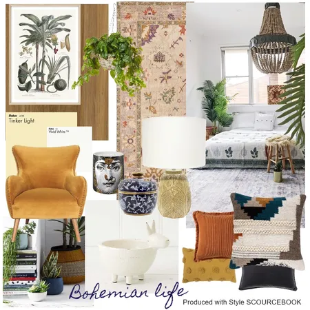 Bohemian Life Interior Design Mood Board by TriciaDsouza on Style Sourcebook