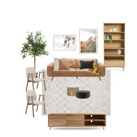 Earthy Scandi Living 2 Interior Design Mood Board by homejames interiors on Style Sourcebook