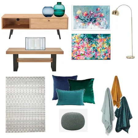 Living room Interior Design Mood Board by Organised Simplicity on Style Sourcebook