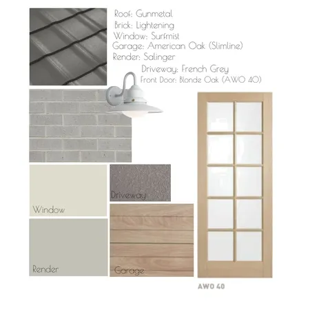 Display home Facade Interior Design Mood Board by Charming Interiors by Kirstie on Style Sourcebook