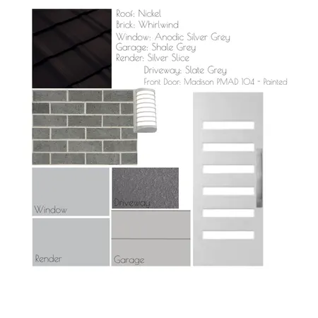 Display home Facade2 Interior Design Mood Board by Charming Interiors by Kirstie on Style Sourcebook