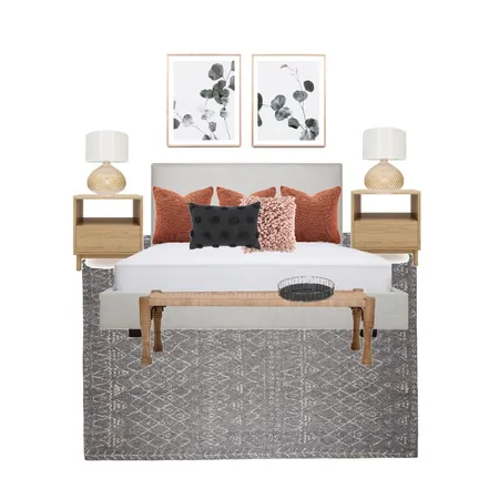 Earthy Scandi Main Bed Interior Design Mood Board by homejames interiors on Style Sourcebook