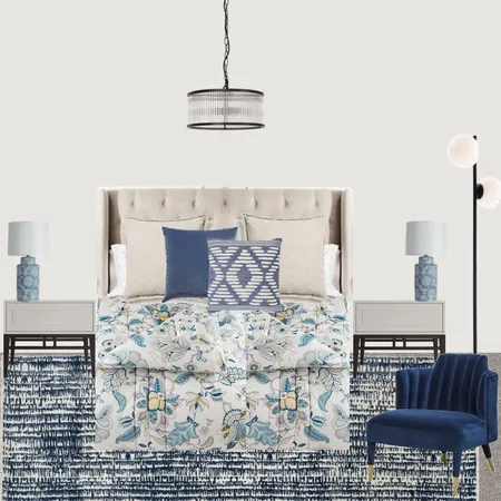 Meyere Master Bedroom Interior Design Mood Board by Style and Leaf Co on Style Sourcebook