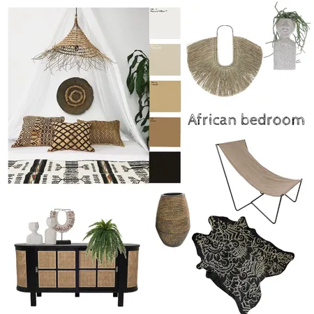 African style Interior Design Mood Board by olgaluciagil on Style Sourcebook