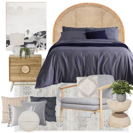 Calm Bedroom Interior Design Mood Board by MEGHAN ELIZABETH on Style Sourcebook
