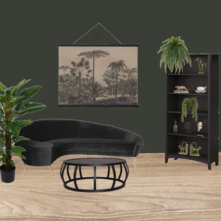 Blacks and Plants 3 Interior Design Mood Board by EstherMay on Style Sourcebook