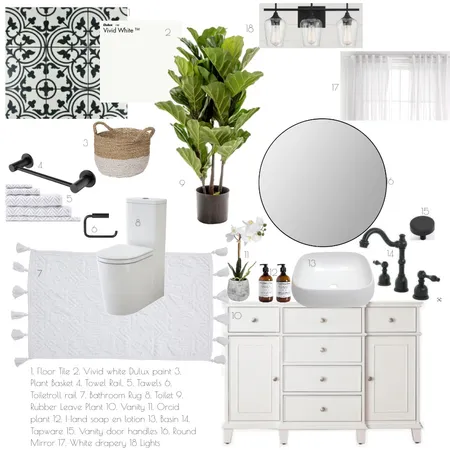 bathroom Interior Design Mood Board by Lenelle on Style Sourcebook