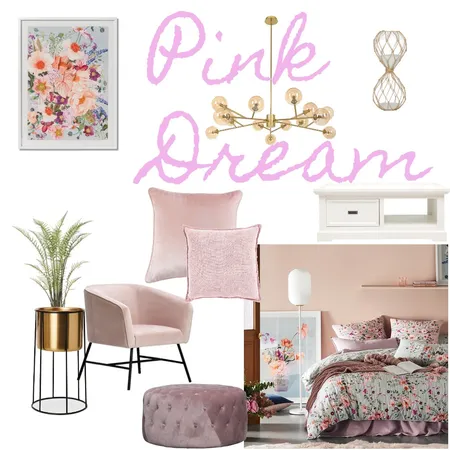 Pink Dream Interior Design Mood Board by LucyWoody on Style Sourcebook
