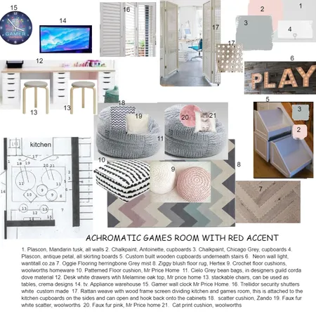 games room Interior Design Mood Board by glynis on Style Sourcebook