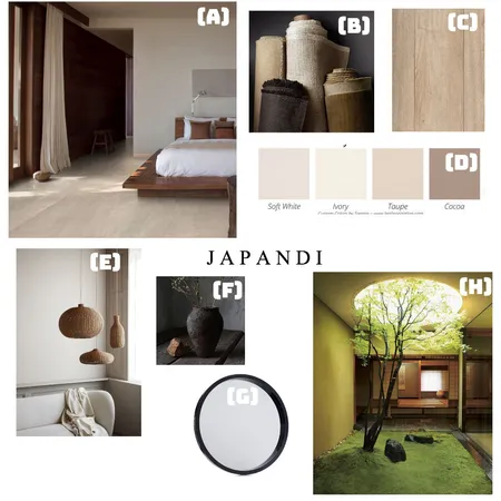 JAPANDI MOODBOARD Interior Design Mood Board by celinamarisse on Style Sourcebook