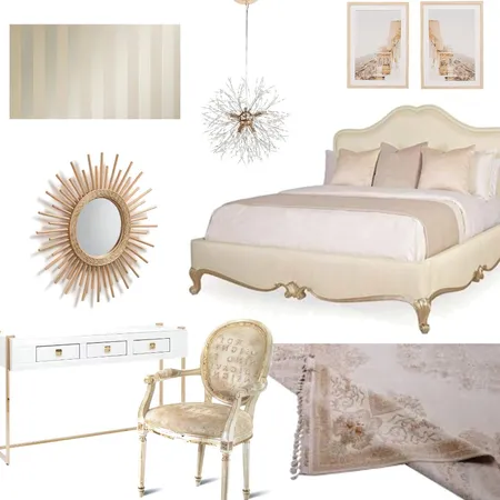 GOLD BEDROOM Interior Design Mood Board by MilenaM on Style Sourcebook