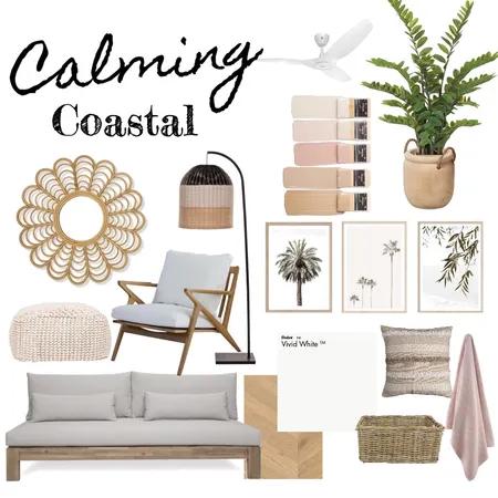 Calming Coastal Interior Design Mood Board by megrom on Style Sourcebook