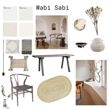 Wabi Sabi Living Space Interior Design Mood Board by AshBand on Style Sourcebook
