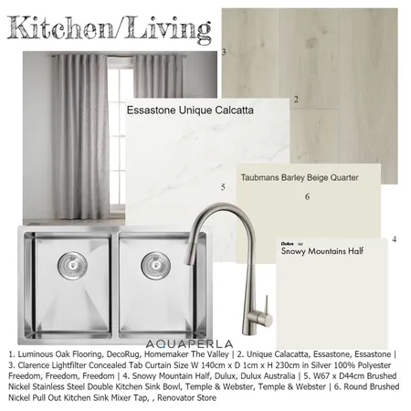 Kitchen Living 5 Interior Design Mood Board by DominiqueCondo on Style Sourcebook