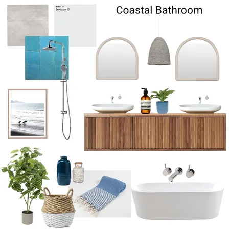Coastal Bathroom Interior Design Mood Board by Hilite Bathrooms on Style Sourcebook