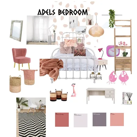 adels bedroom Interior Design Mood Board by evarev on Style Sourcebook