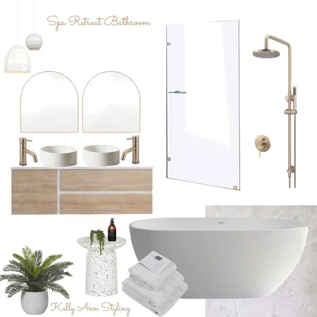 Spa Retreat Bathroom Interior Design Mood Board by Kelly on Style Sourcebook
