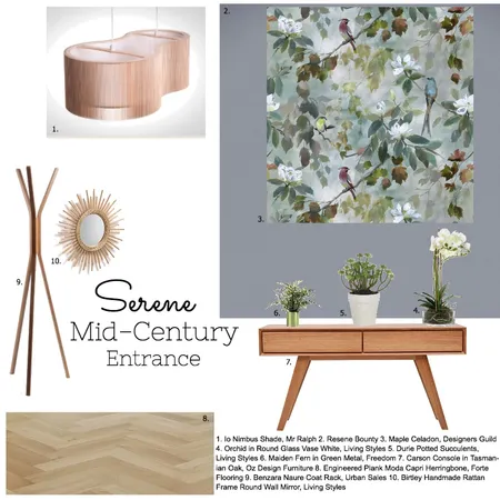 Entrance Interior Design Mood Board by JenLow on Style Sourcebook