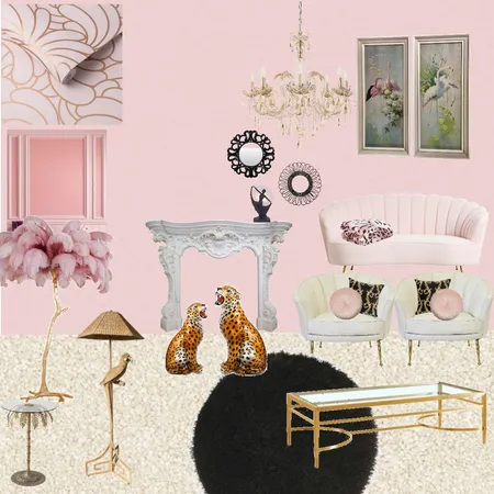 Pink hollywood Interior Design Mood Board by EstherMay on Style Sourcebook