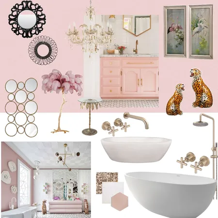 Pink bathroom number 2 Interior Design Mood Board by EstherMay on Style Sourcebook