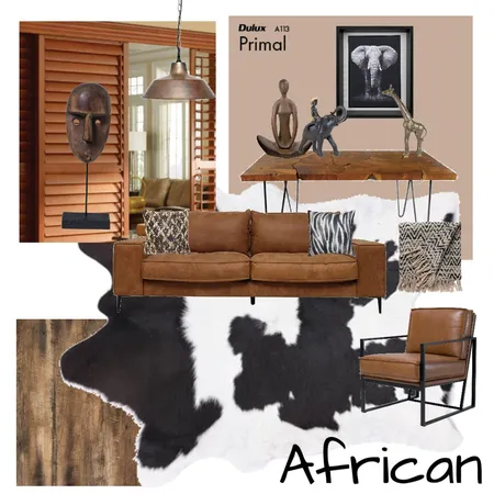 African Interior Design Mood Board by JessN on Style Sourcebook