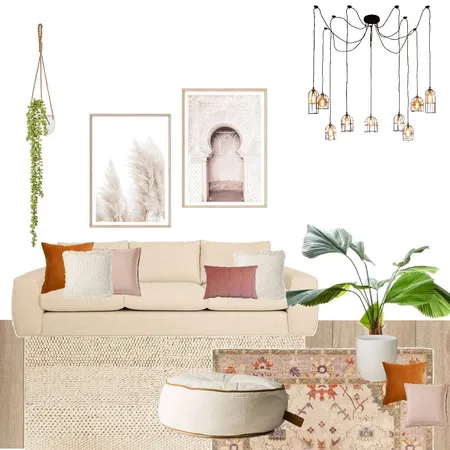 boho living space Interior Design Mood Board by Zenn House on Style Sourcebook