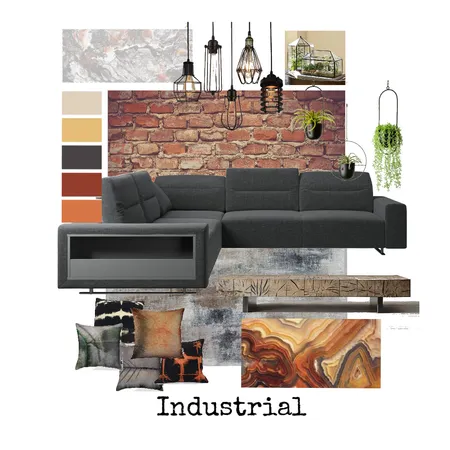 Industrial 1 Interior Design Mood Board by NickyRennie on Style Sourcebook